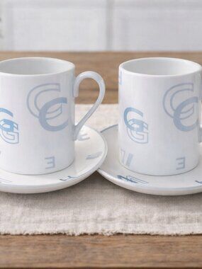 NEW GIVENCHY 2-Piece Cup & Saucer Set